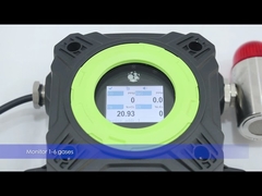 NO NO2 اکسیدهای نیتروژن Ex db IIC T6 Gb گواهی ضد انفجار ردیاب چند گازی با مکش پمپ